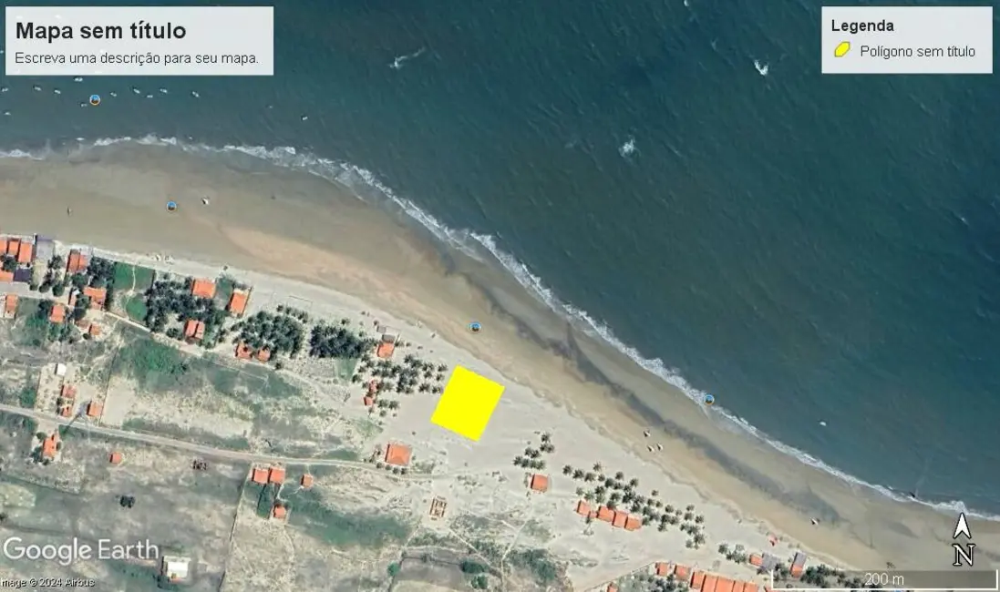 Foto 3 de Terreno / Lote à venda, 3800m2 em Amontada - CE