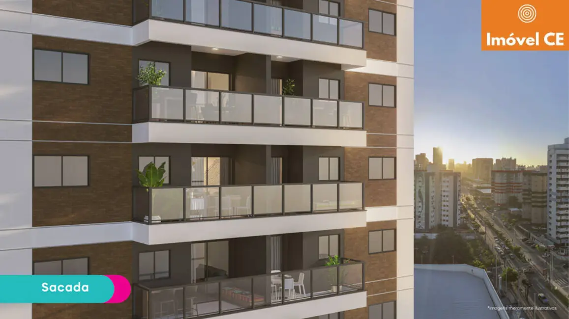 Foto 3 de Apartamento com 2 quartos à venda, 55m2 em Cocó, Fortaleza - CE