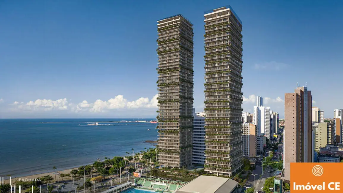 Foto 1 de Apartamento com 2 quartos à venda, 64m2 em Meireles, Fortaleza - CE