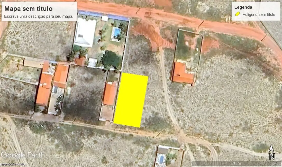 Foto 1 de Terreno / Lote à venda, 800m2 em Sao Goncalo Do Amarante - CE