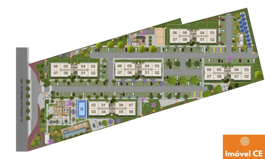 Apartamento com 2 quartos à venda, 48m2 em Cumbuco, Caucaia - CE - imagem 3 Foto 3 de Apartamento com 2 quartos à venda, 48m2 em Cumbuco, Caucaia - CE