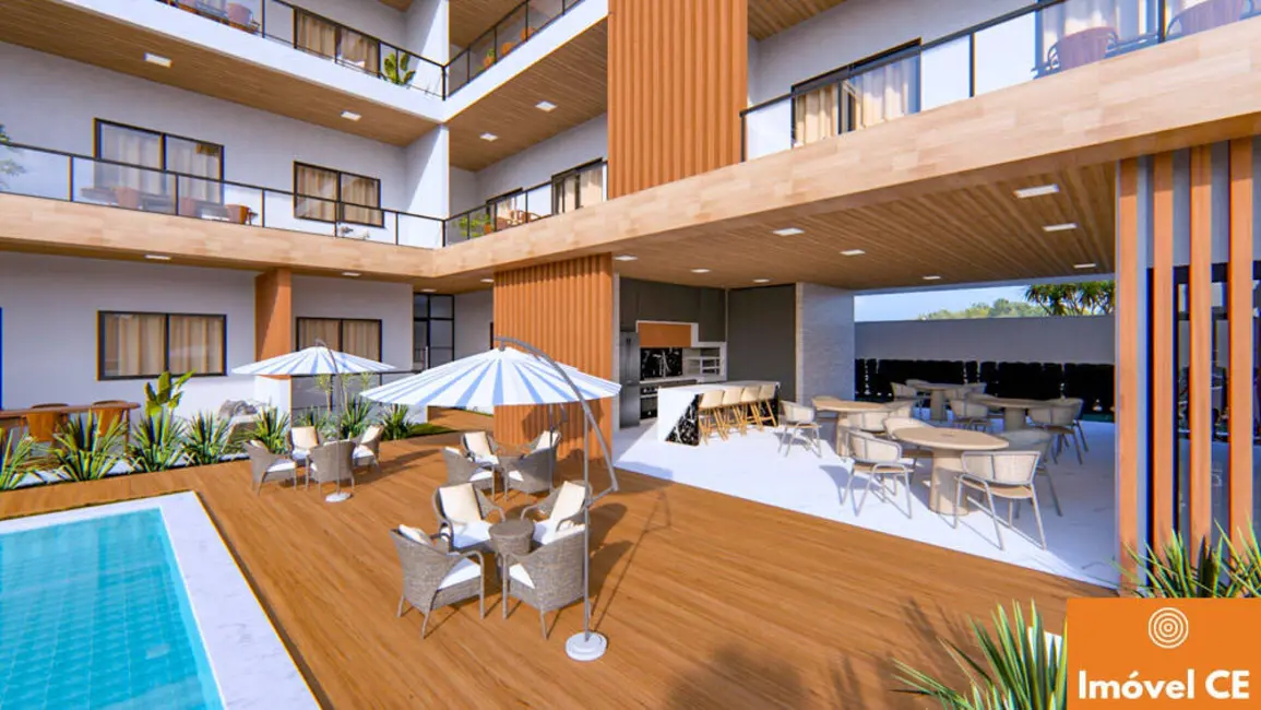 Foto 2 de Apartamento com 3 quartos à venda, 87m2 em Cumbuco, Caucaia - CE