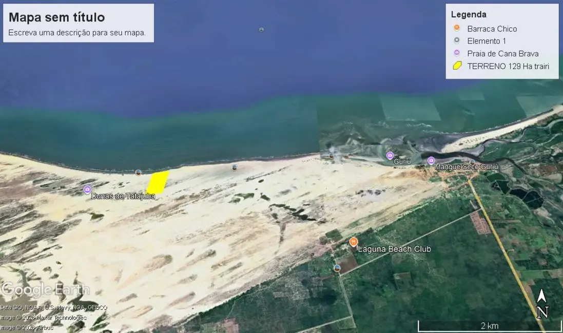 Foto 7 de Terreno / Lote à venda, 10m2 em Camocim - CE