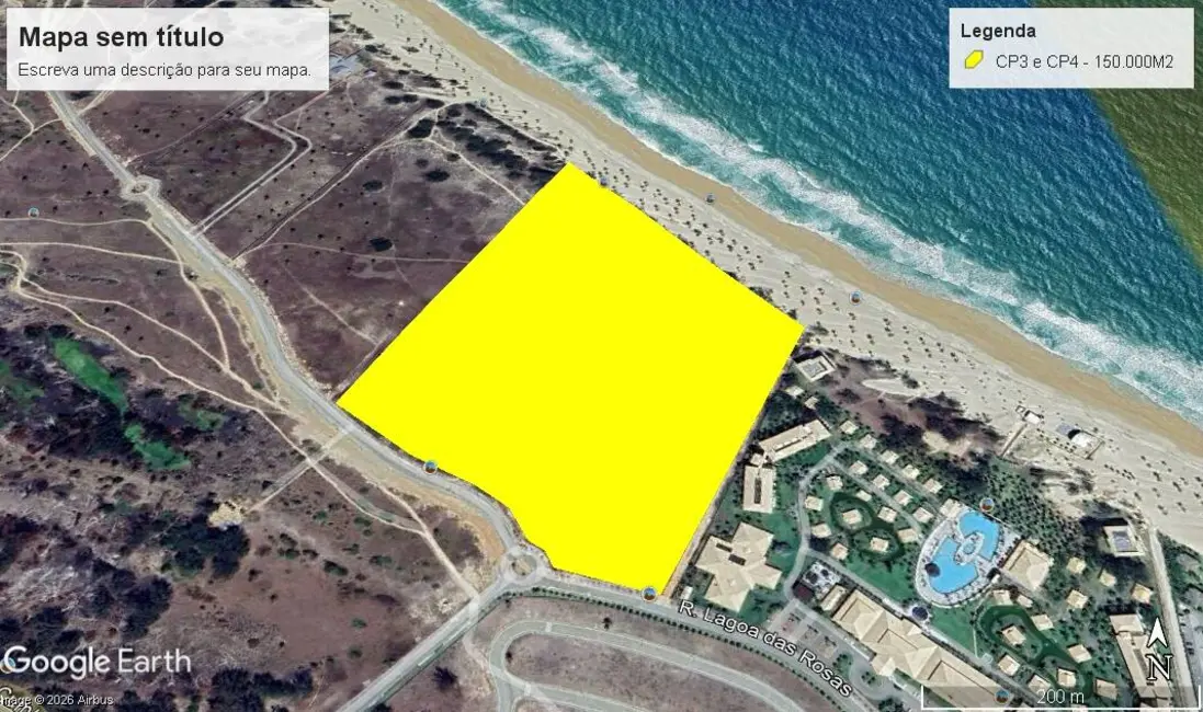 Foto 2 de Terreno / Lote à venda, 15m2 em Cumbuco, Caucaia - CE
