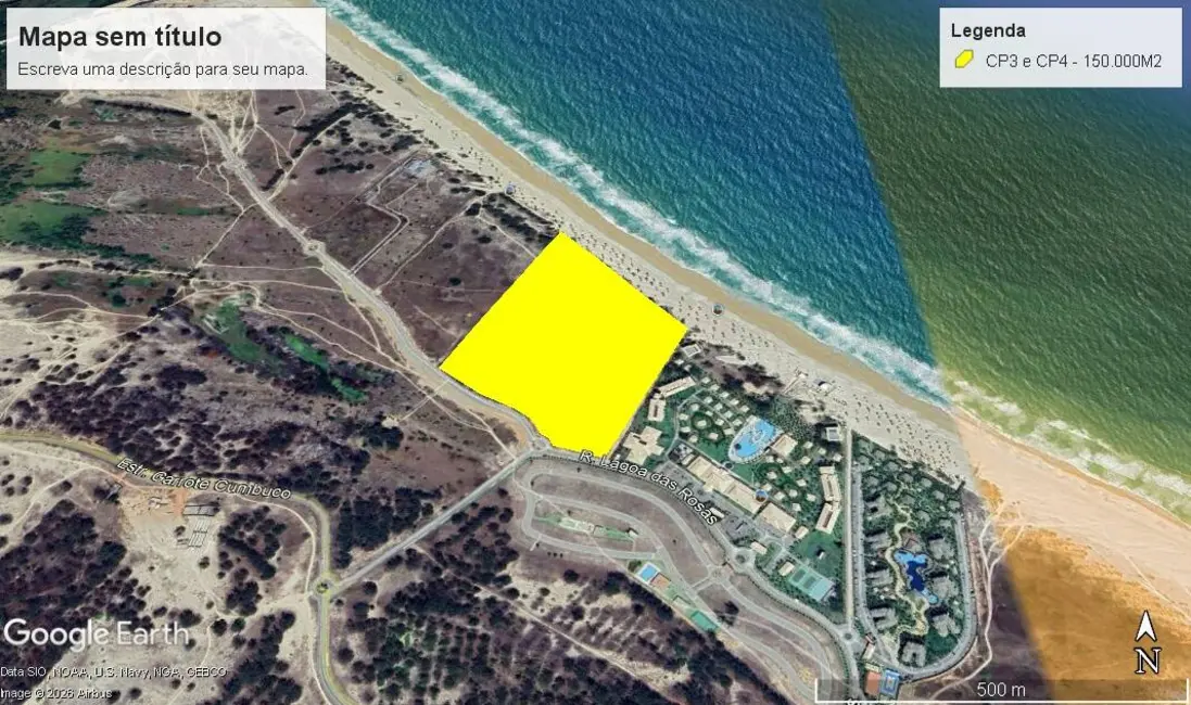 Foto 1 de Terreno / Lote à venda, 15m2 em Cumbuco, Caucaia - CE