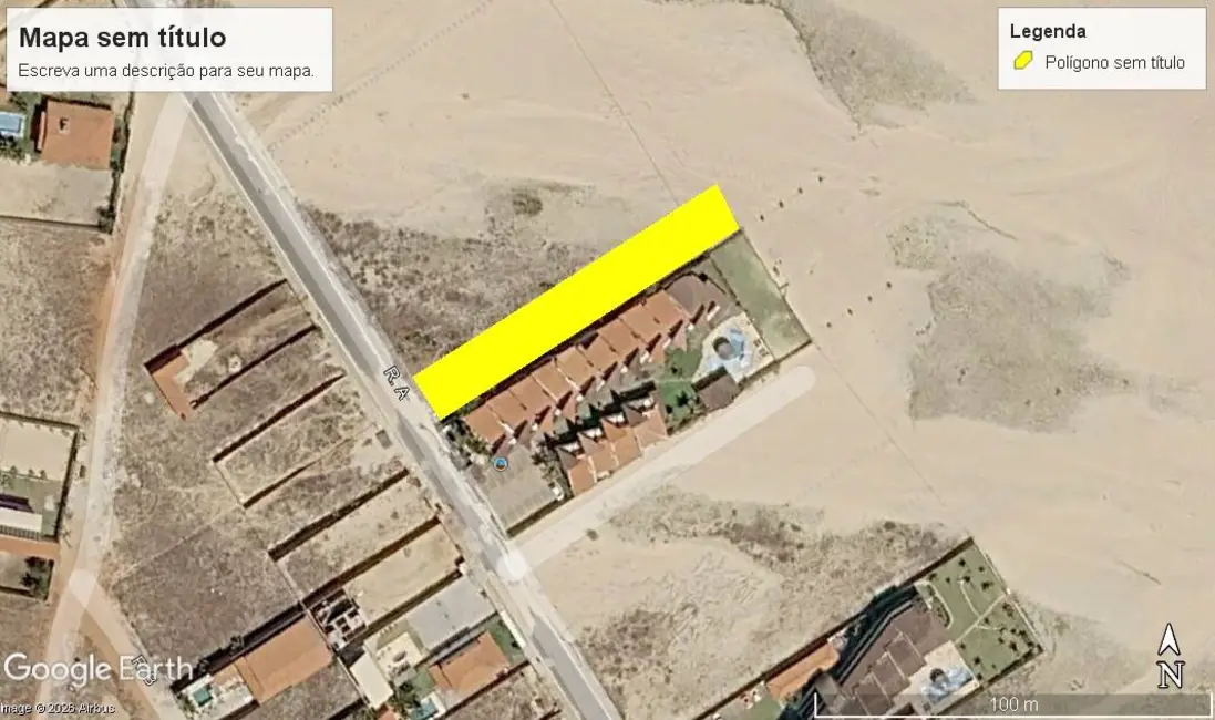 Foto 2 de Terreno / Lote à venda, 1280m2 em Sao Goncalo Do Amarante - CE