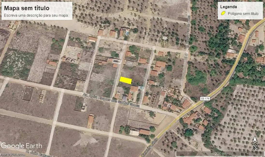 Foto 4 de Terreno / Lote à venda, 660m2 em Amontada - CE