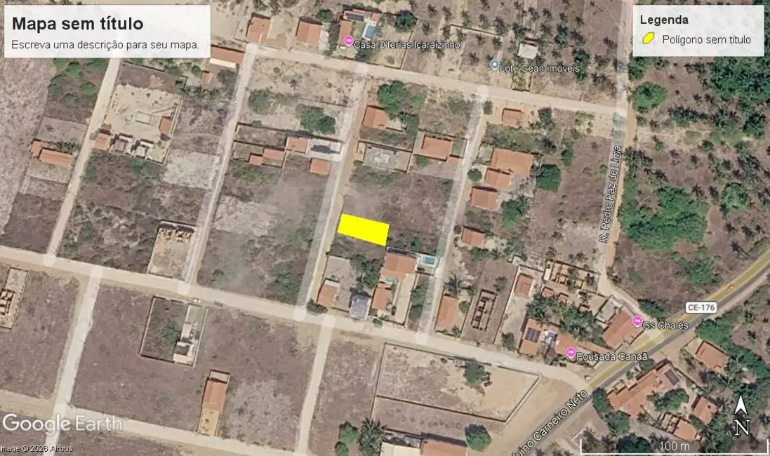 Foto 1 de Terreno / Lote à venda, 660m2 em Amontada - CE