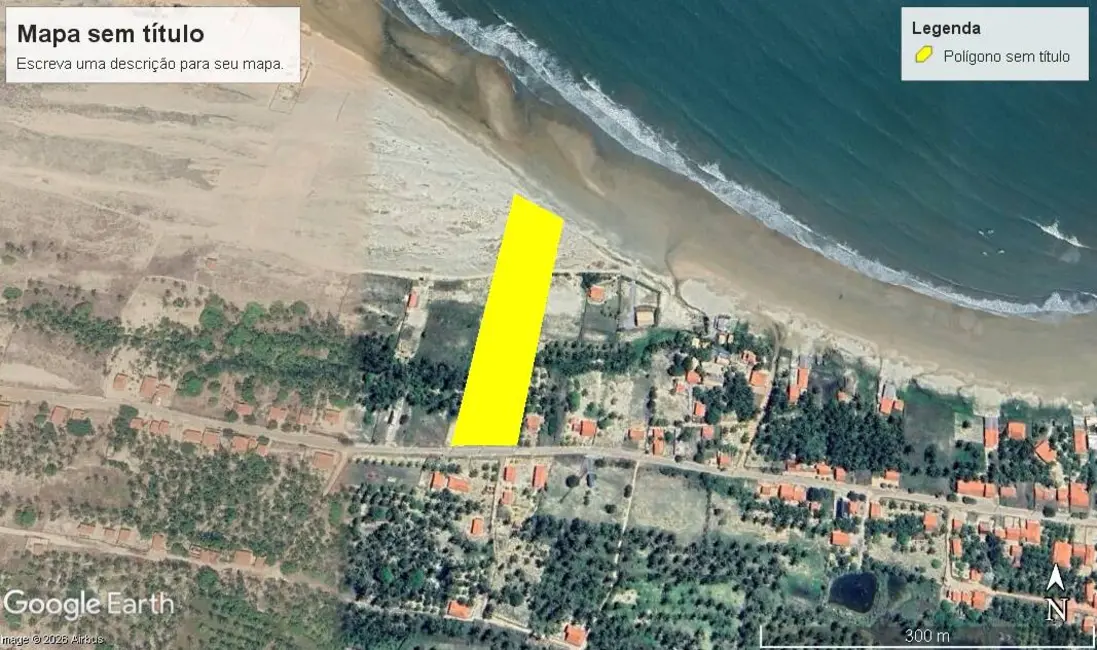 Foto 2 de Terreno / Lote à venda, 14000m2 em Amontada - CE