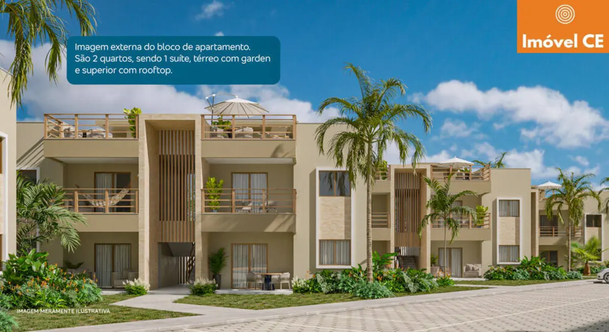 Foto 1 de Apartamento com 2 quartos à venda, 97m2 em Trairi - CE
