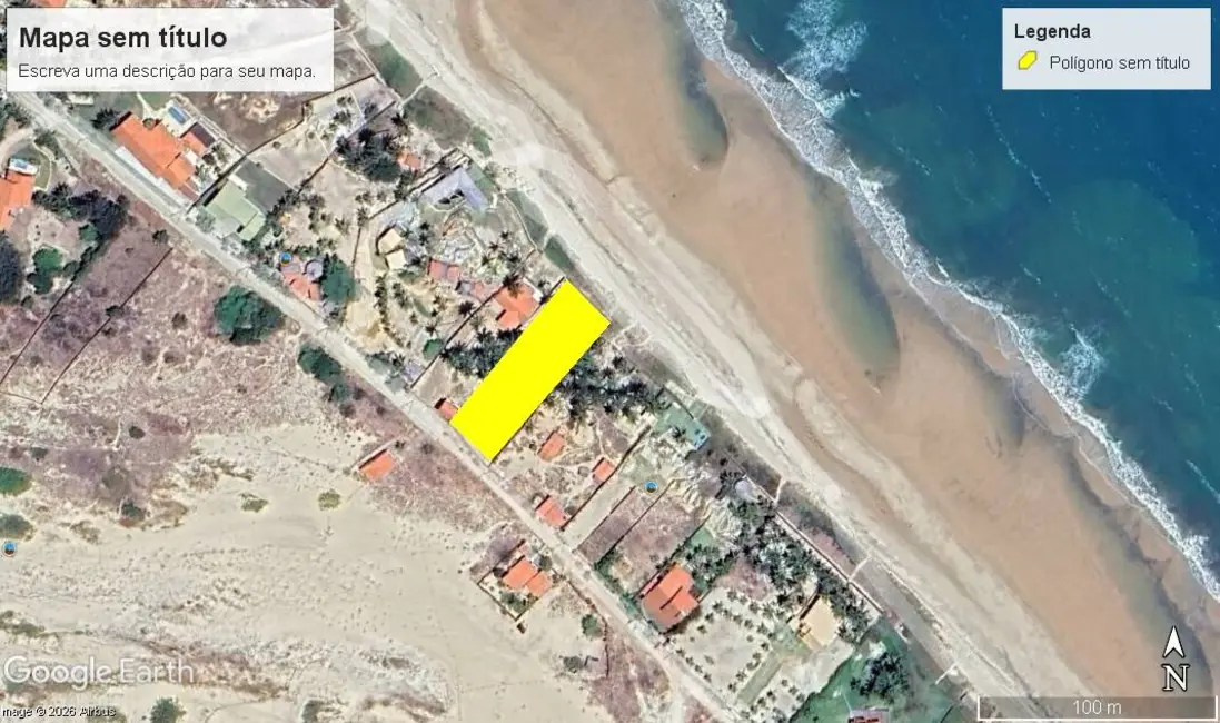 Foto 1 de Terreno / Lote à venda, 1700m2 em Aracati - CE