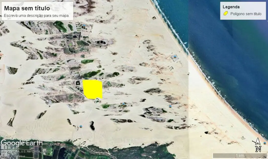 Foto 5 de Terreno / Lote à venda, 11m2 em Canoa Quebrada, Aracati - CE