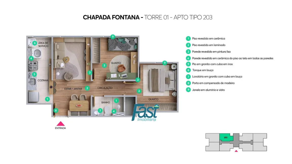 Apartamento à venda e para alugar em Cuiaba - MT - imagem 4 Foto 4 de Apartamento à venda e para alugar em Cuiaba - MT