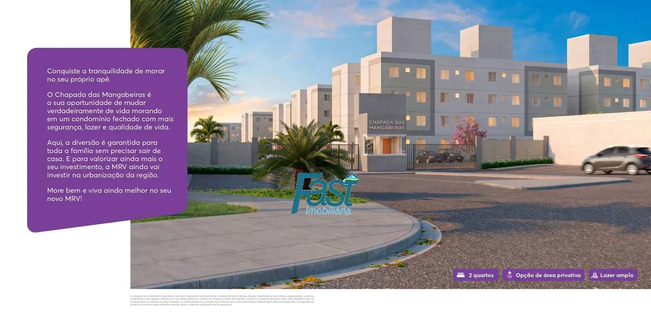 Foto 3 de Apartamento com 2 quartos à venda, 40m2 em Centro-Sul, Varzea Grande - MT