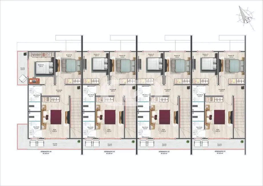 Foto 4 de Casa com 3 quartos à venda em Balneario Barra Do Sul - SC