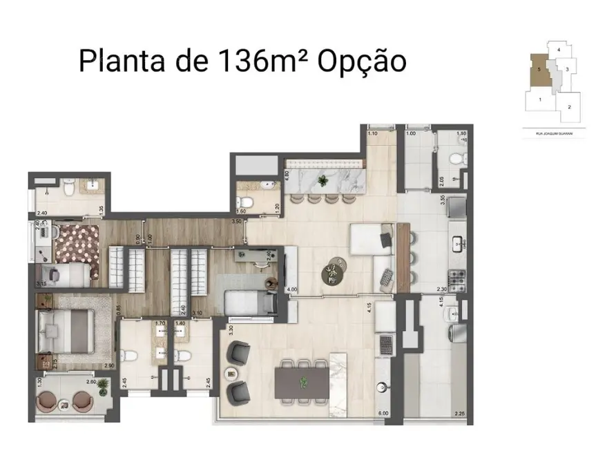Foto 1 de Apartamento com 3 quartos à venda, 171m2 em São Paulo - SP