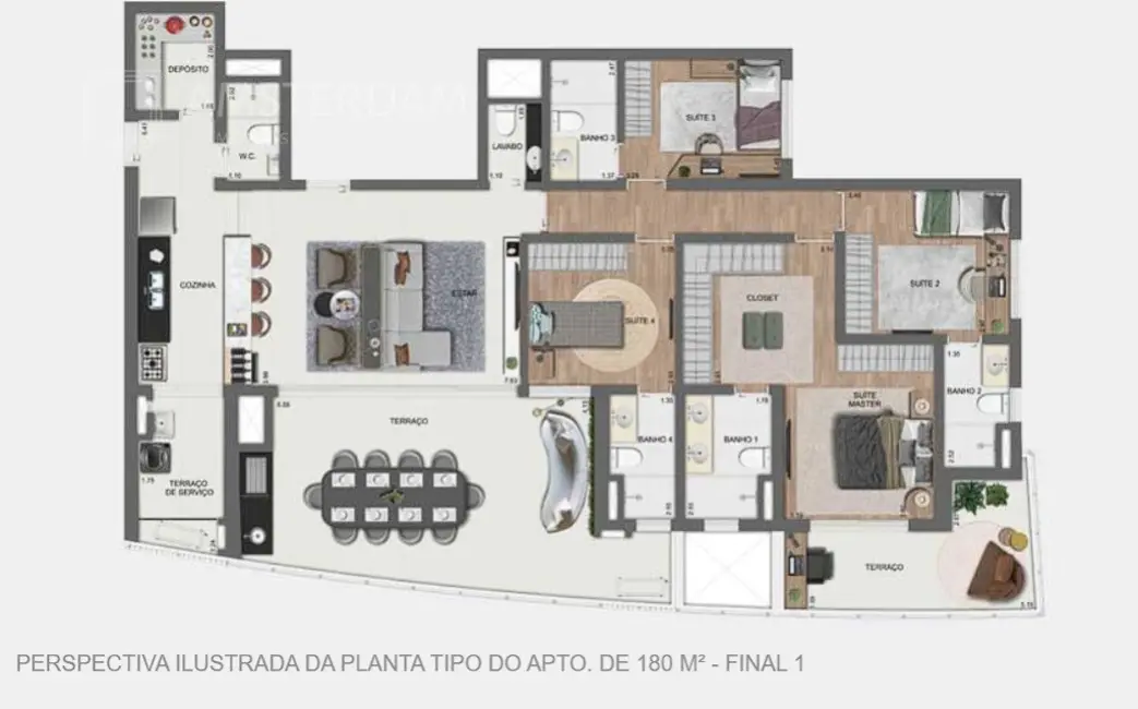 Foto 5 de Apartamento com 3 quartos à venda, 108m2 em São Paulo - SP