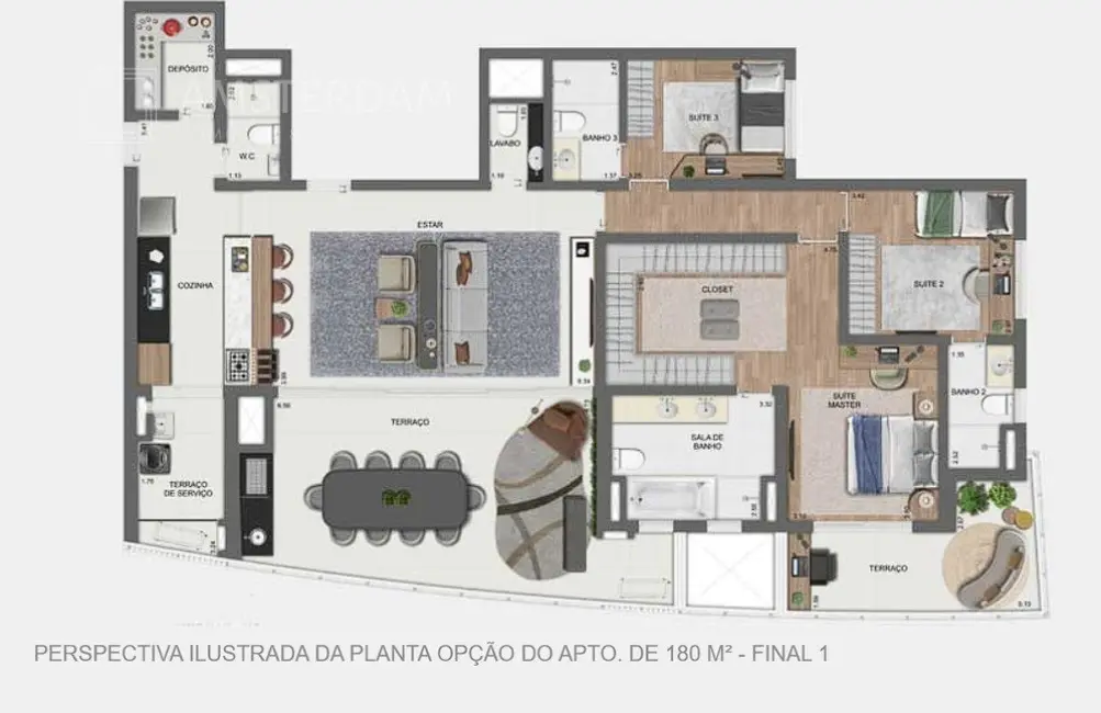 Foto 3 de Apartamento com 3 quartos à venda, 108m2 em São Paulo - SP