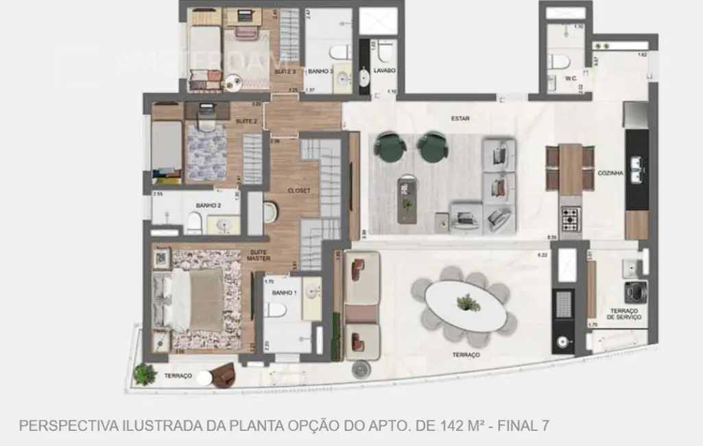 Foto 2 de Apartamento com 3 quartos à venda, 108m2 em São Paulo - SP