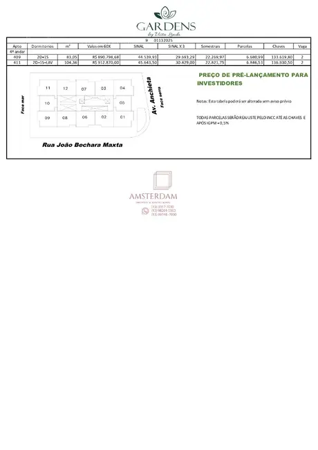 Foto 1 de Apartamento com 3 quartos à venda, 83m2 em Bertioga - SP