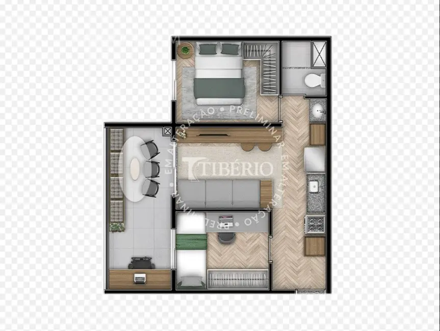 Apartamento com 2 quartos à venda, 44m2 em Alto da Boa Vista, São Paulo - SP - imagem 1 Foto 1 de Apartamento com 2 quartos à venda, 44m2 em Alto da Boa Vista, São Paulo - SP