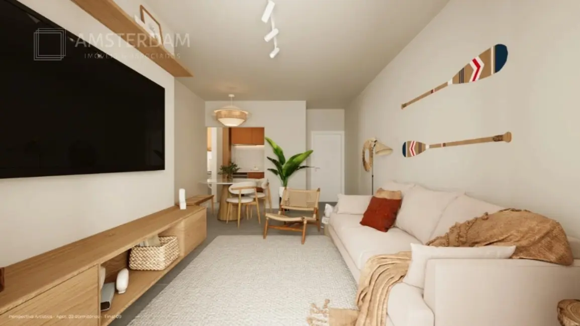 Foto 4 de Apartamento com 3 quartos à venda, 105m2 em Bertioga - SP