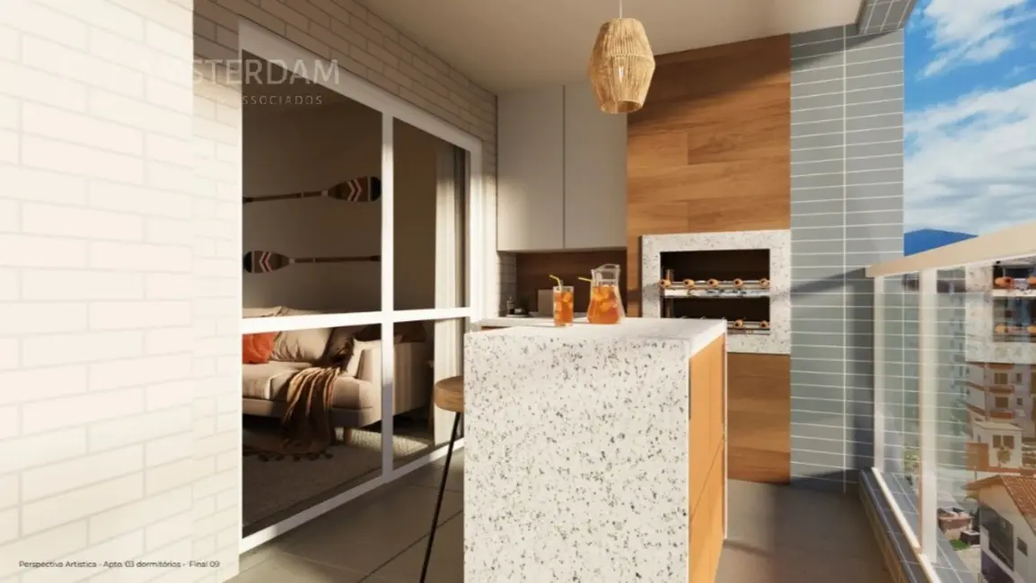 Foto 3 de Apartamento com 3 quartos à venda, 105m2 em Bertioga - SP