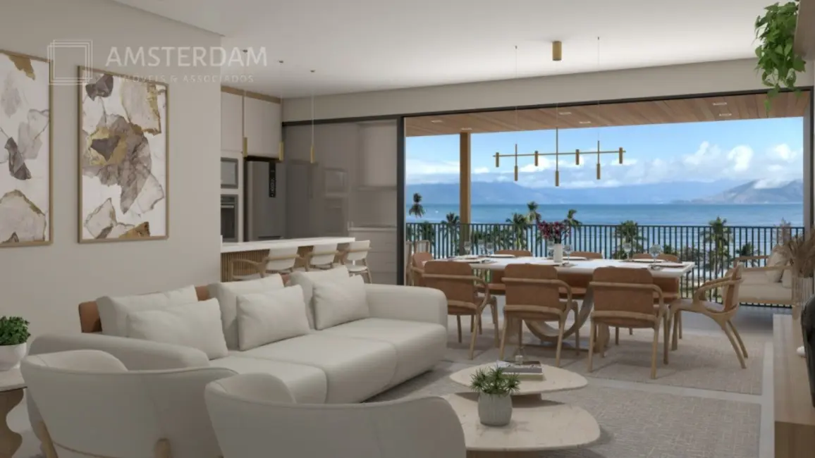 Foto 1 de Apartamento com 3 quartos à venda, 119m2 em Centro, Caraguatatuba - SP