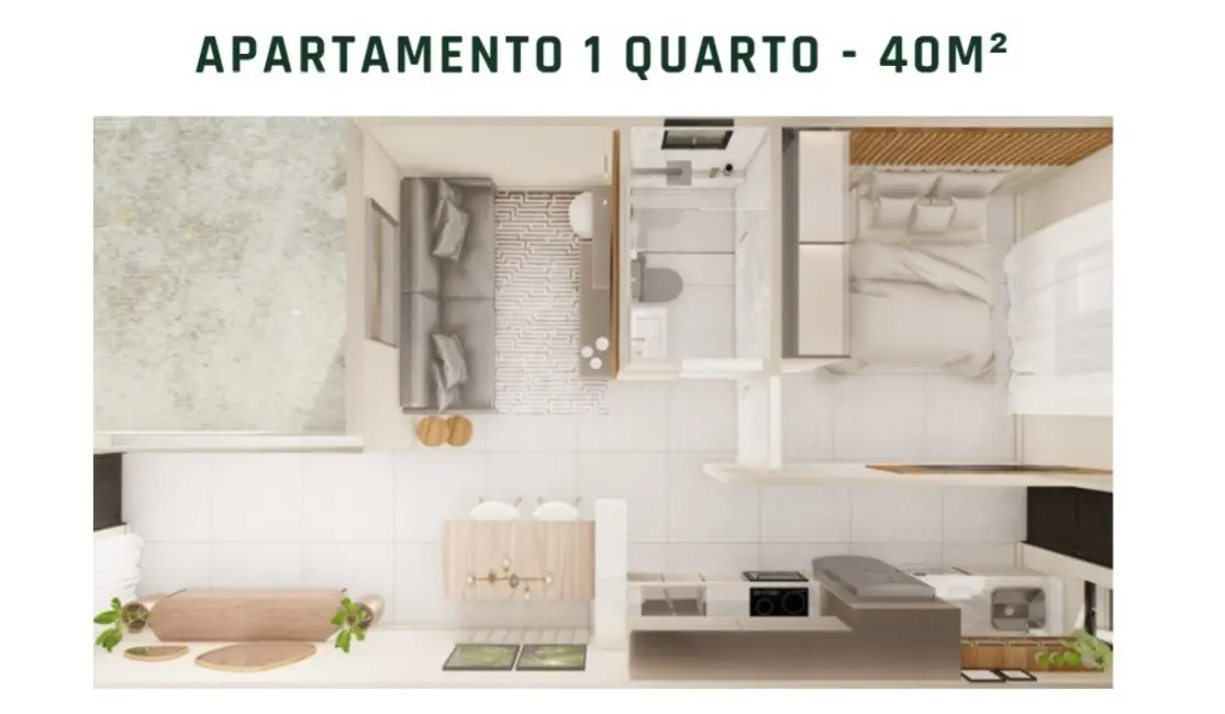 Apartamento com 2 quartos à venda, 54m2 em Bertioga - SP - imagem 6 Foto 6 de Apartamento com 2 quartos à venda, 54m2 em Bertioga - SP