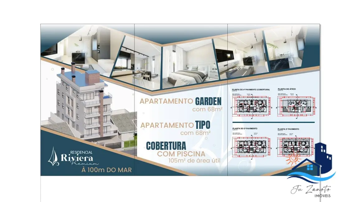 Foto 3 de Apartamento com 3 quartos à venda, 68m2 em Matinhos - PR