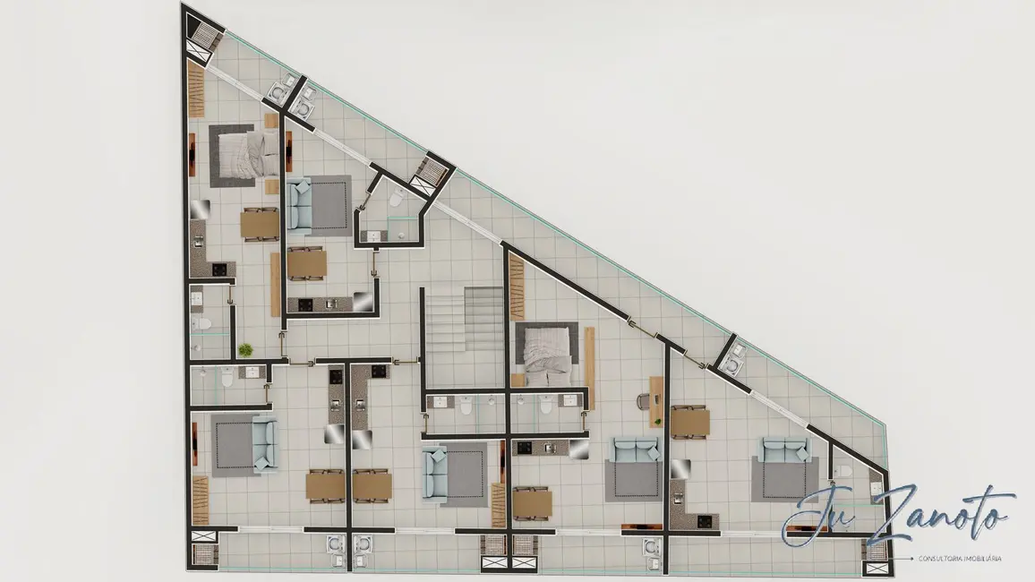 Foto 9 de Loft / Flat com 1 quarto à venda, 23m2 em Centro, Matinhos - PR