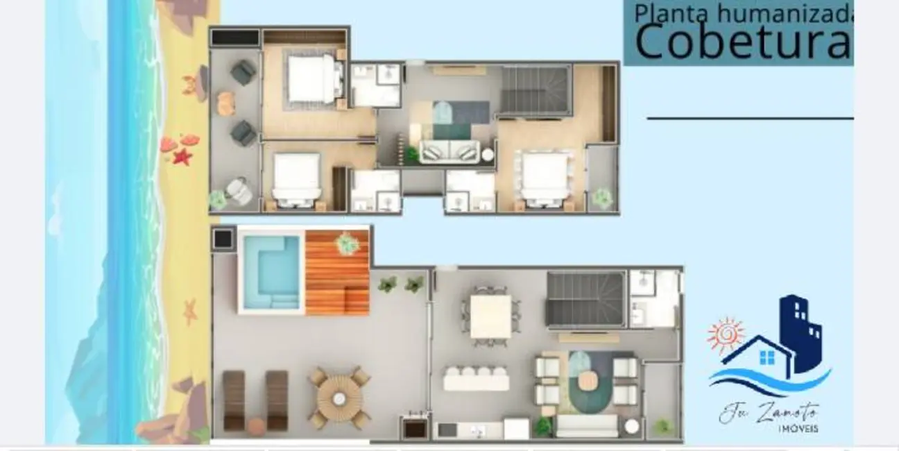 Foto 9 de Apartamento com 3 quartos à venda, 161m2 em Matinhos - PR