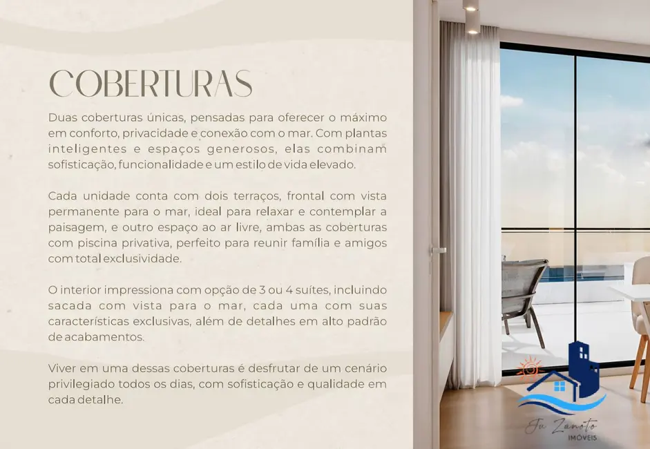 Foto 9 de Cobertura com 4 quartos à venda, 297m2 em Matinhos - PR
