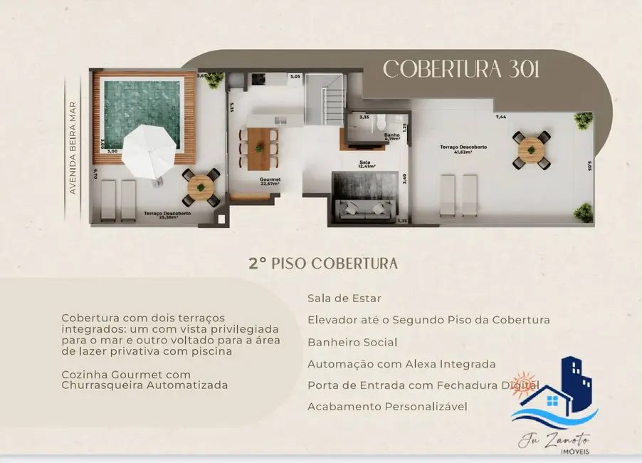 Foto 7 de Cobertura com 4 quartos à venda, 297m2 em Matinhos - PR