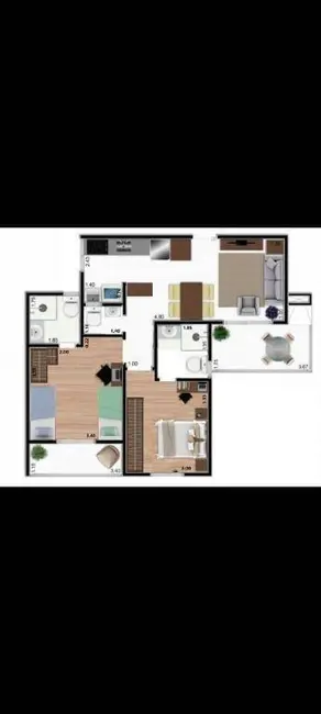 Foto 2 de Apartamento com 2 quartos à venda, 74m2 em Sao Bernardo Do Campo - SP