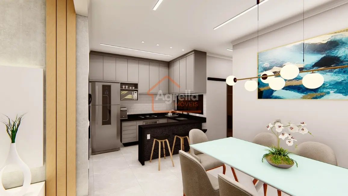 Foto 3 de Casa com 3 quartos à venda, 77m2 em Jardim Itacolomi, Mogi Guacu - SP