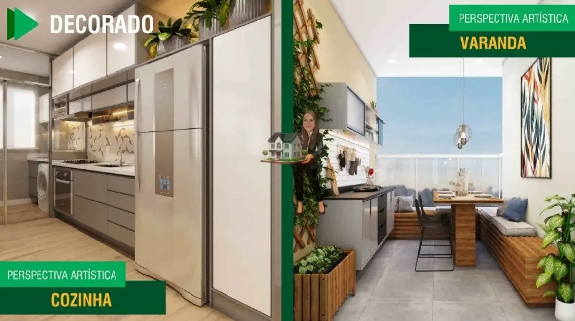 Foto 5 de Apartamento com 2 quartos à venda, 50m2 em Caieiras - SP