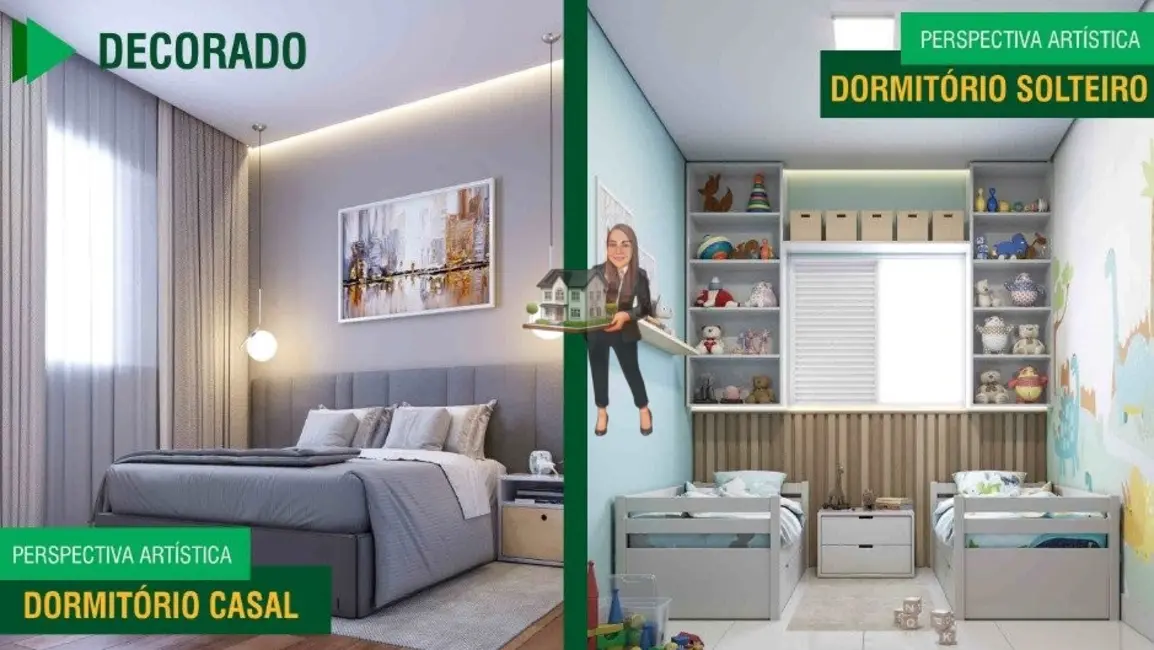 Foto 3 de Apartamento com 2 quartos à venda, 50m2 em Caieiras - SP