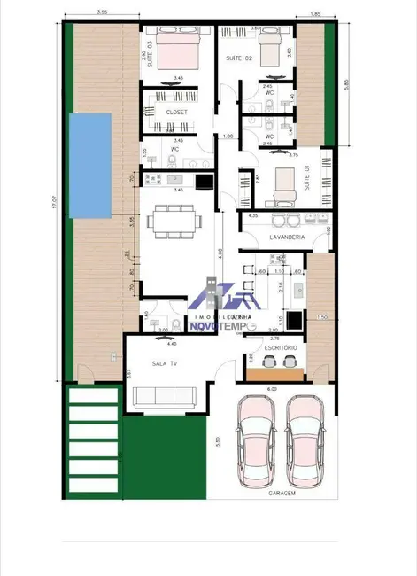 Casa de Condomínio com 3 quartos à venda, 300m2 em Conjunto Habitacional Etheocle Turrini, Aracatuba - SP - imagem 5 Foto 5 de Casa de Condomínio com 3 quartos à venda, 300m2 em Conjunto Habitacional Etheocle Turrini, Aracatuba - SP