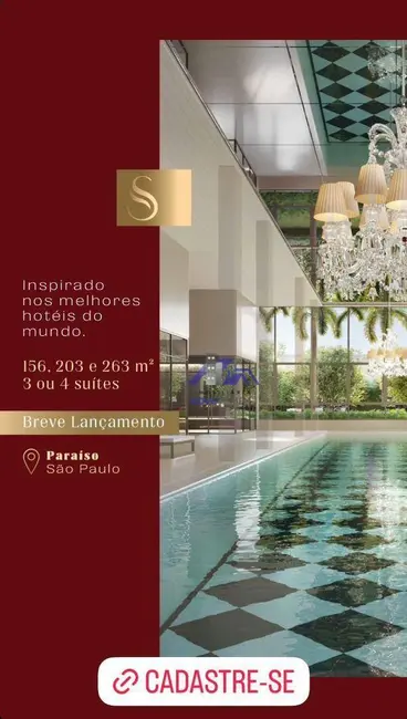 Apartamento com 4 quartos à venda, 203m2 em Paraíso, São Paulo - SP - imagem 9 Foto 9 de Apartamento com 4 quartos à venda, 203m2 em Paraíso, São Paulo - SP