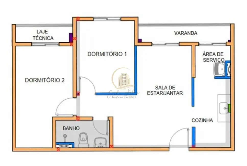 Foto 5 de Apartamento com 2 quartos à venda, 53m2 em Jardim São Marco, Sao Jose Do Rio Preto - SP