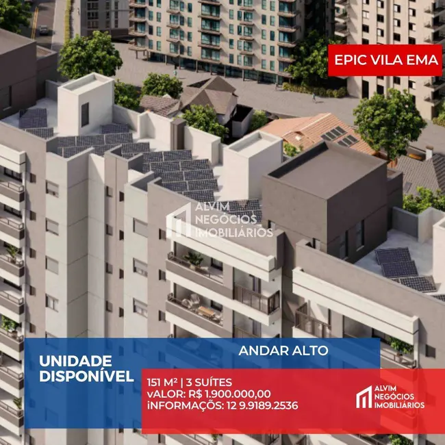 Foto 1 de Apartamento com 3 quartos à venda, 151m2 em Sao Jose Dos Campos - SP