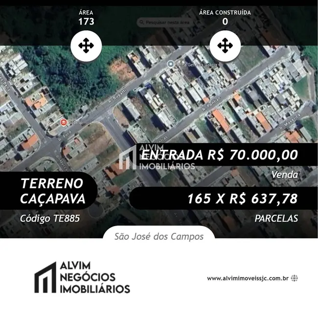 Terreno / Lote à venda, 173m2 em Sao Jose Dos Campos - SP - imagem 2 Foto 2 de Terreno / Lote à venda, 173m2 em Sao Jose Dos Campos - SP
