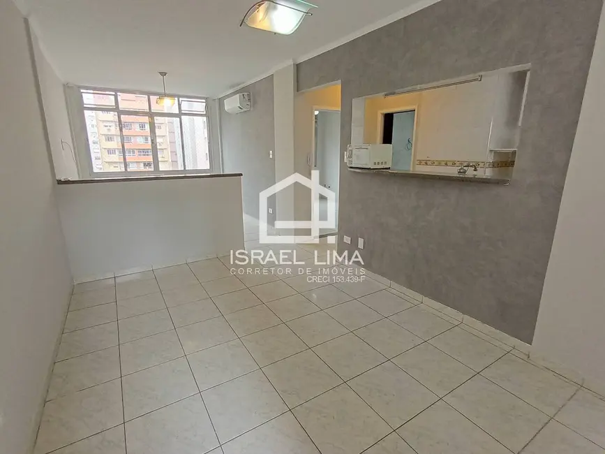 Foto 1 de Apartamento com 1 quarto para alugar, 50m2 em Boqueirão, Santos - SP