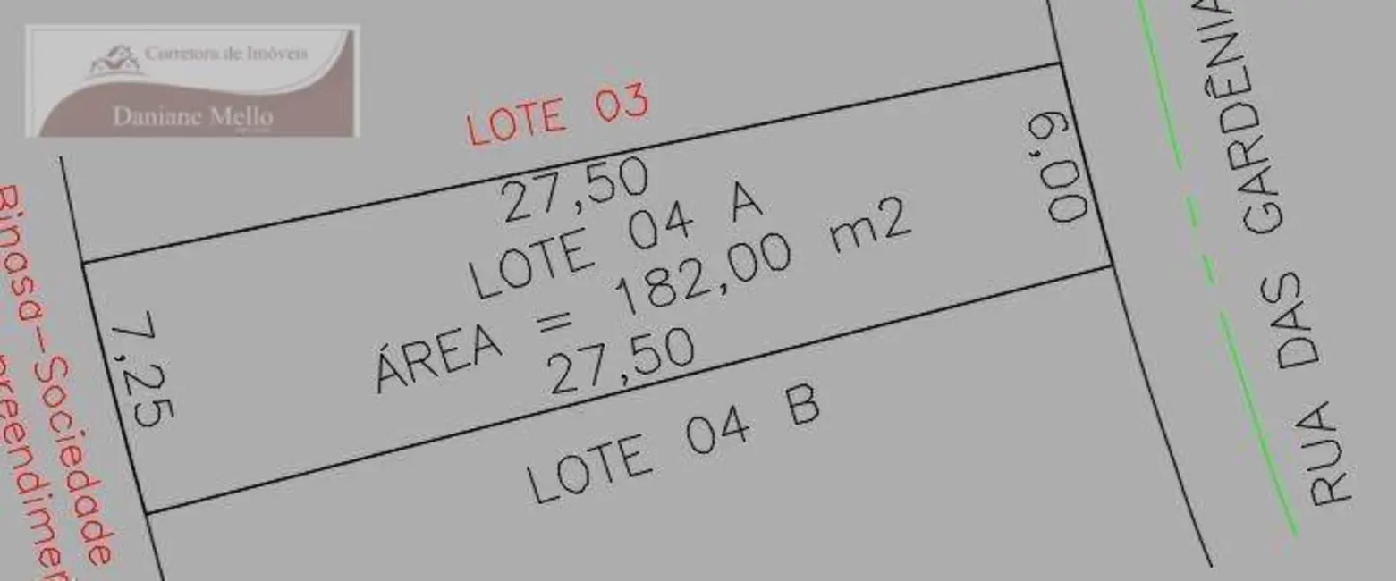 Foto 3 de Terreno / Lote à venda, 182m2 em Jardim Lago do Moinho, Braganca Paulista - SP