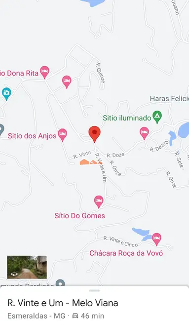 Foto 1 de Terreno / Lote à venda, 1120m2 em Esmeraldas - MG