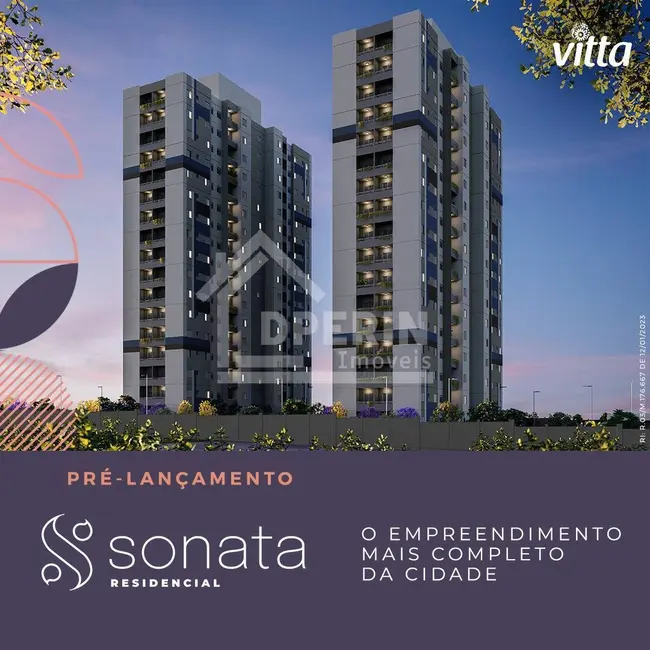 Foto 1 de Apartamento com 2 quartos à venda, 5053m2 em Recreio São Judas Tadeu, Sao Carlos - SP