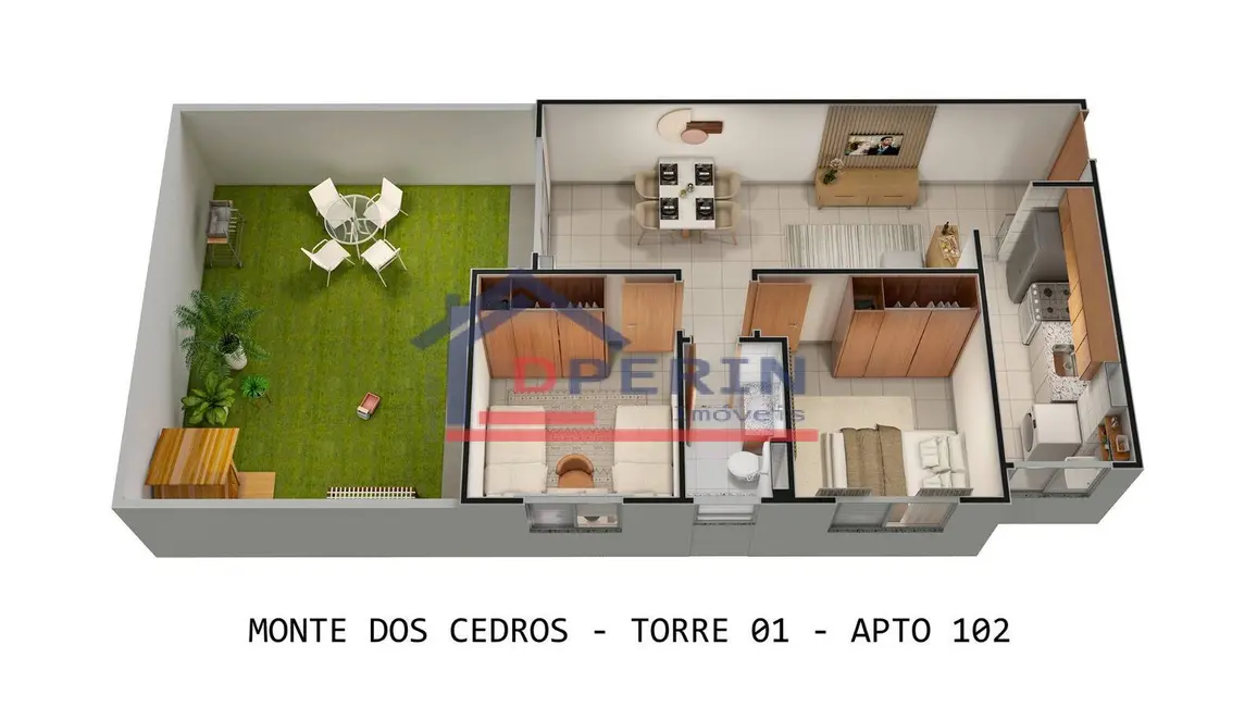 Foto 8 de Apartamento com 2 quartos à venda, 48m2 em Parque Faber Castell II, Sao Carlos - SP
