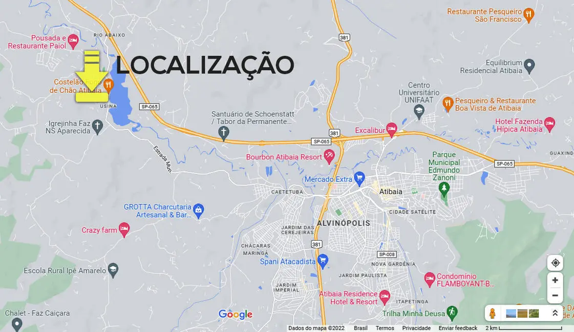 Foto 3 de Terreno / Lote à venda, 5850m2 em Centro, Atibaia - SP