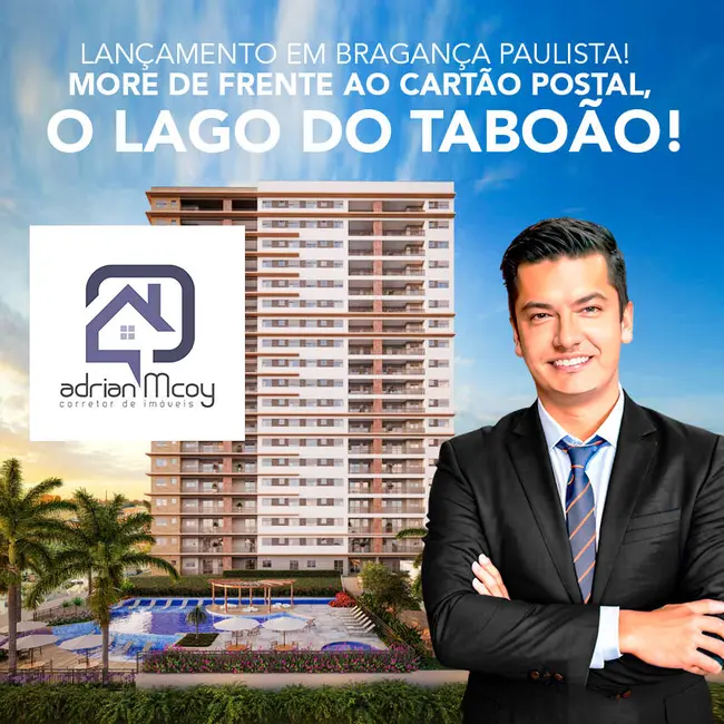 Foto 1 de Apartamento com 3 quartos à venda, 77m2 em Taboão, Braganca Paulista - SP